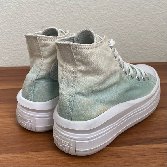CONVERSE 572898C CTAS Move Hi Egret/Light Dew/White Women’s Sneakers Size 7 - Picture 4 of 16